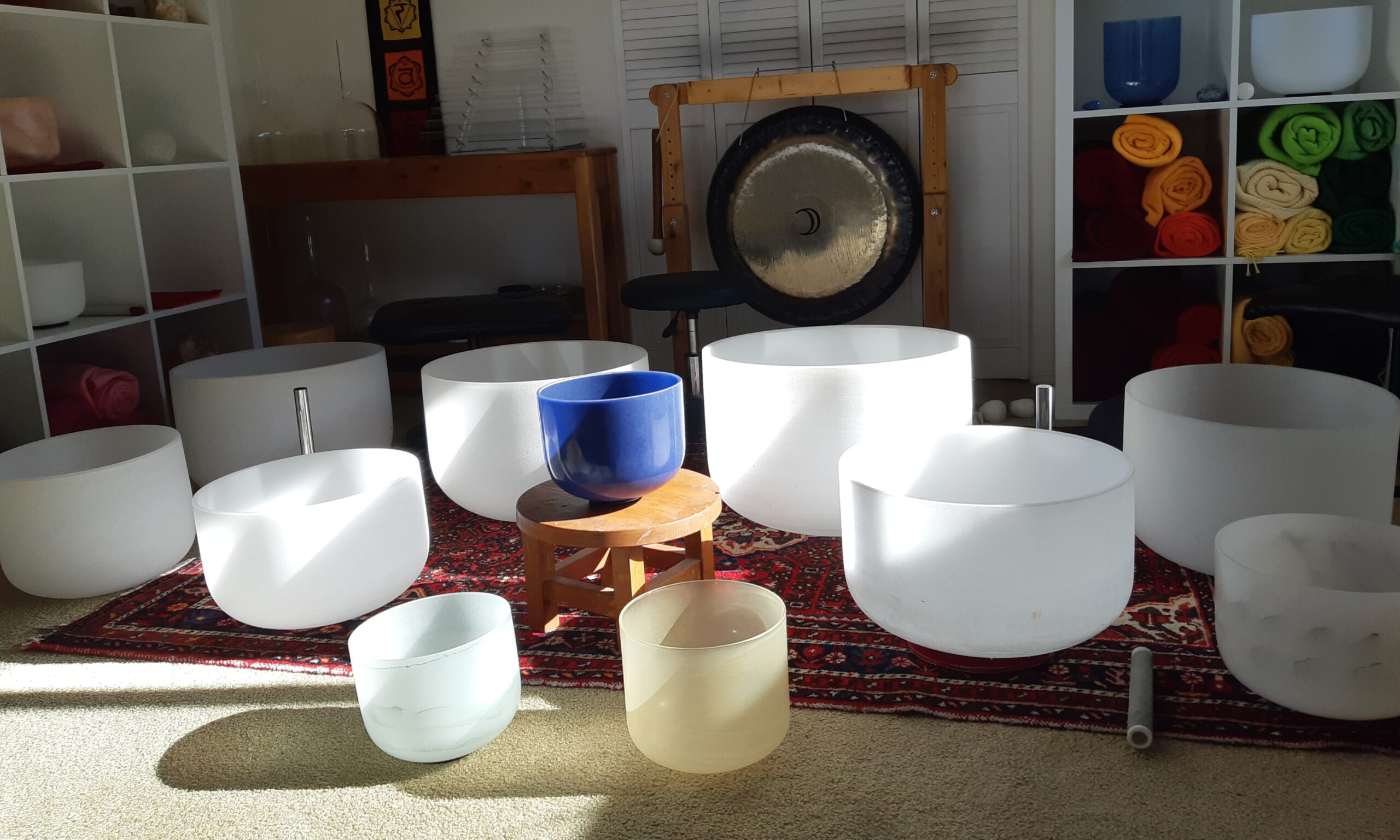 15 Crystal Bowls Sound Healing Experience Saturday, June 4th, 10 am – 12 pm