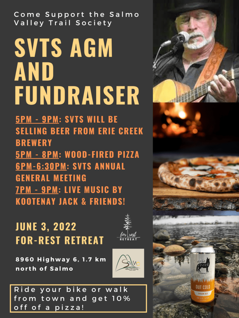 SVTS AGM fundraiser poster