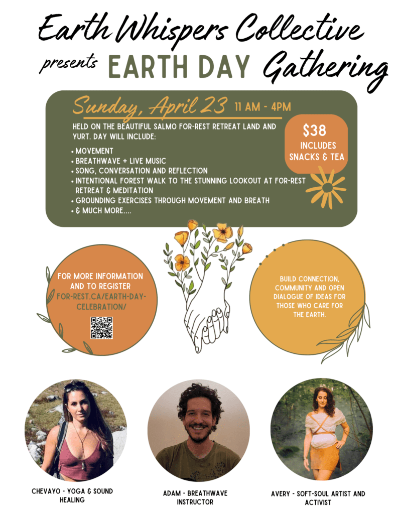 earth day gathering poster