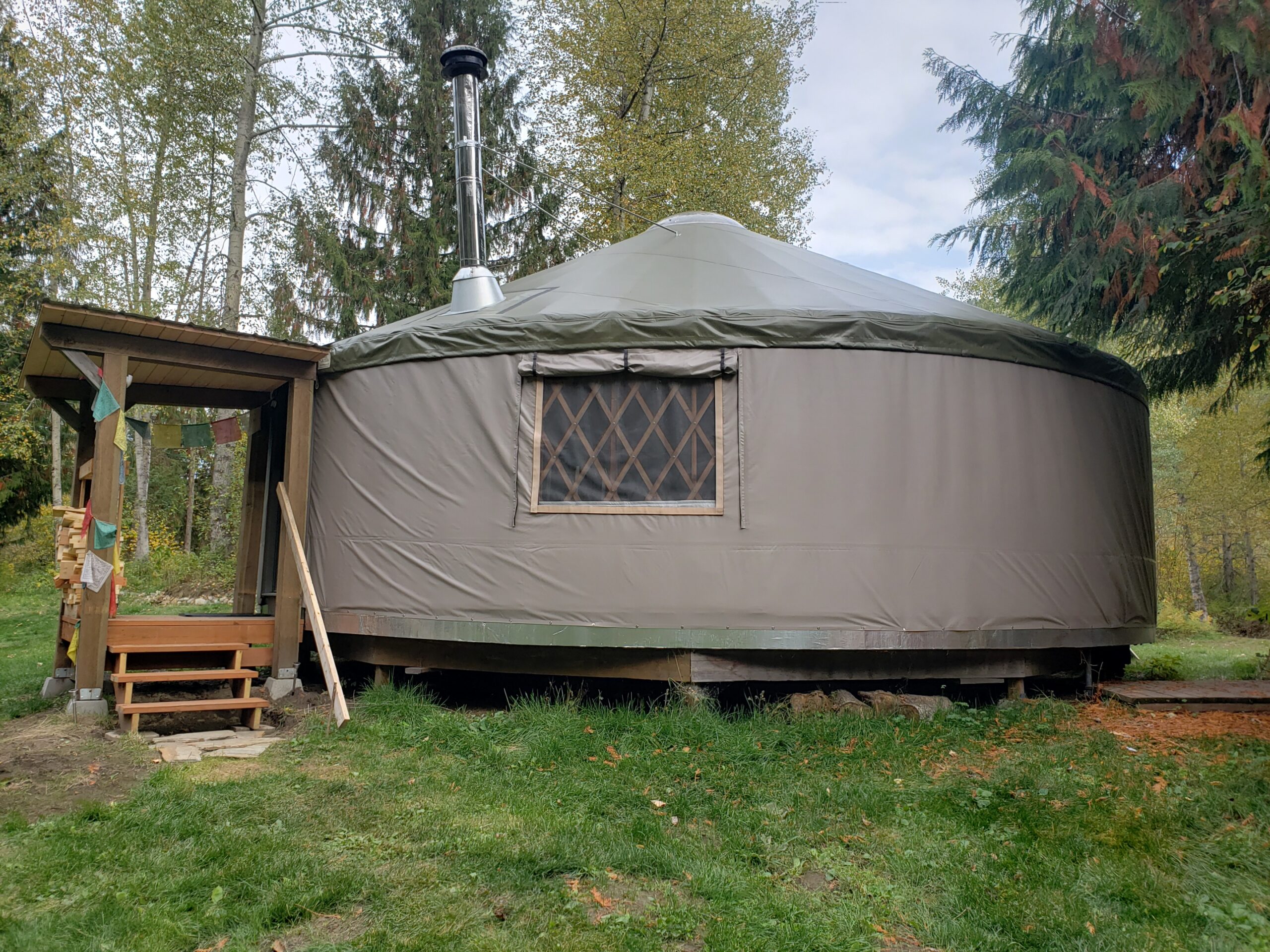 yurt at for-rest retreat