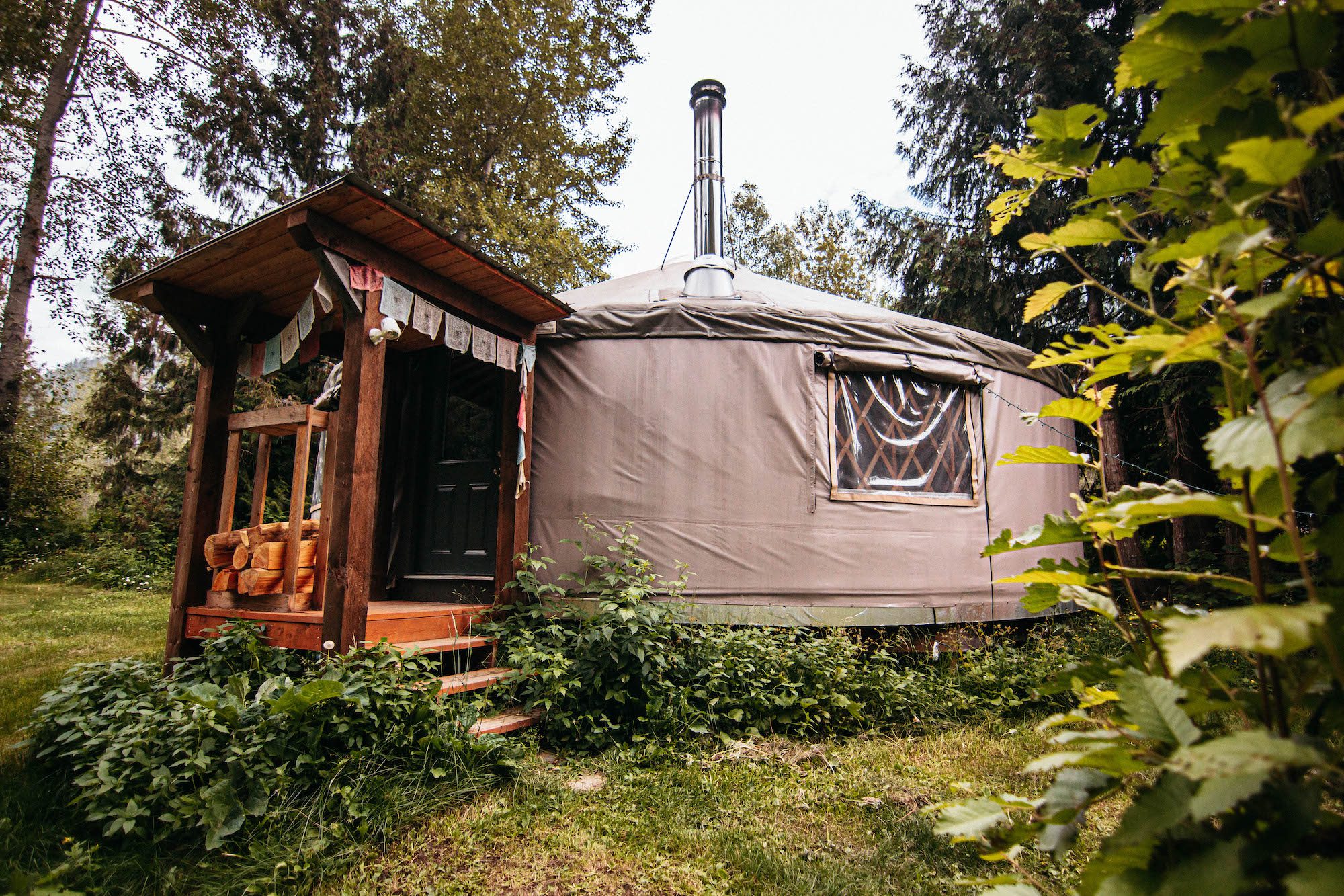 yurt at for-rest retreat