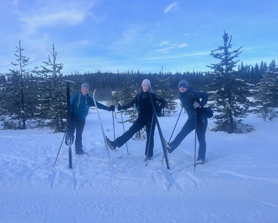 cross-country skiing