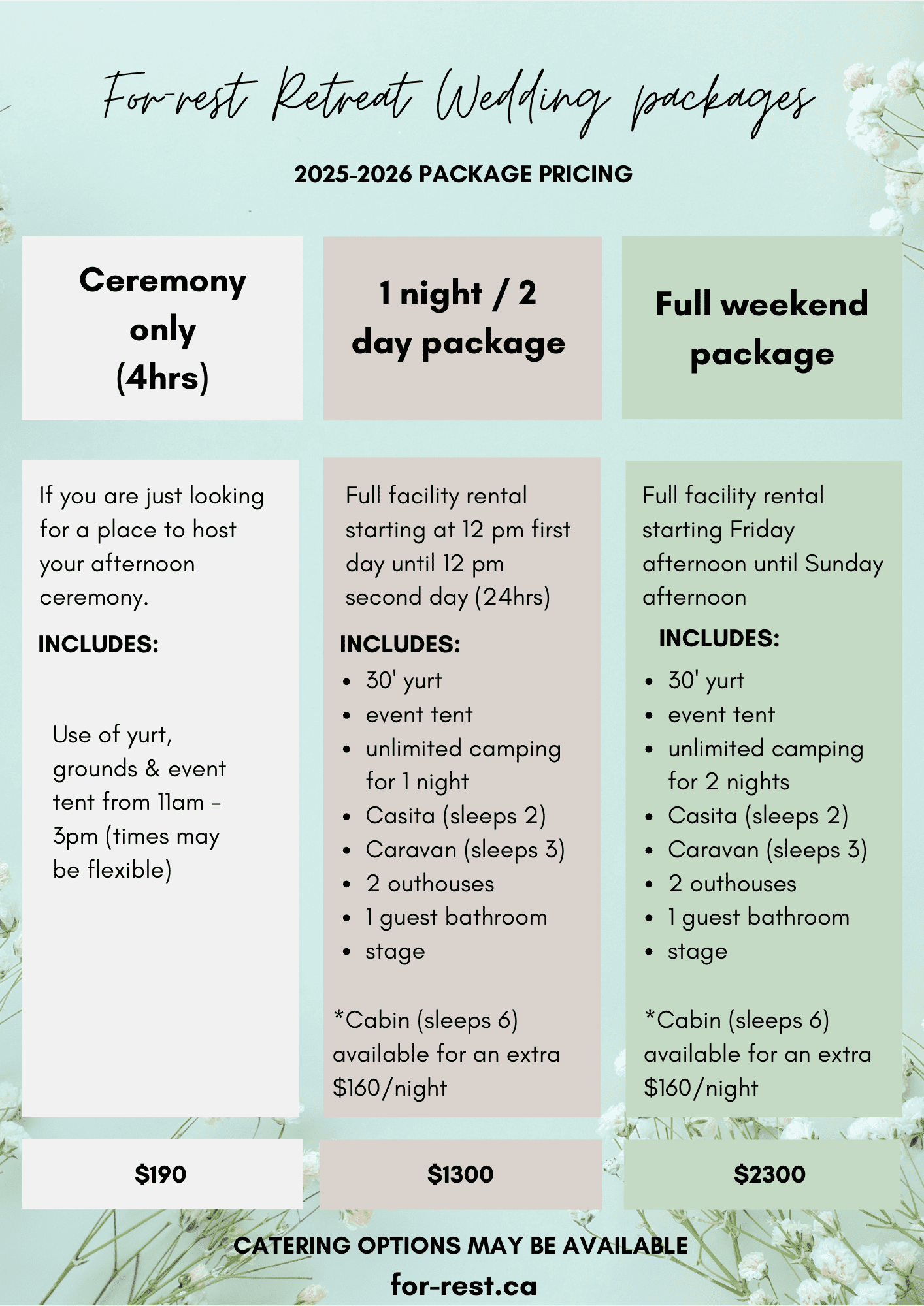 wedding prices